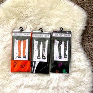 Gurls pattern tights 3+ NWT